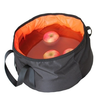 Folding Wash Basin Custom Oxford Portable Water Bucket for Outdoor Camping Hiking 123g