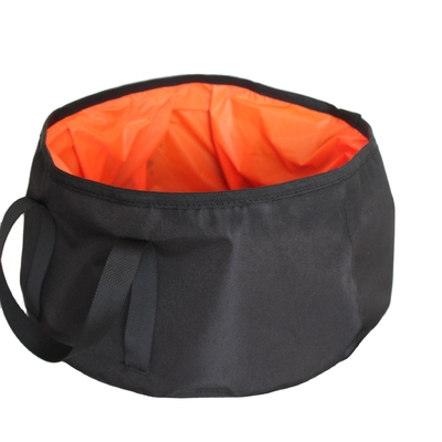 Folding Wash Basin Custom Oxford Portable Water Bucket for Outdoor Camping Hiking 123g